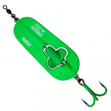 Блесна-колебалка DAM MADCAT A-STATIC Rattlin Spoon 110гр  (green) (60050)