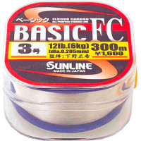 Fluorocarbon of Sunline Basic FC of 300 m #25/026мм 10LB