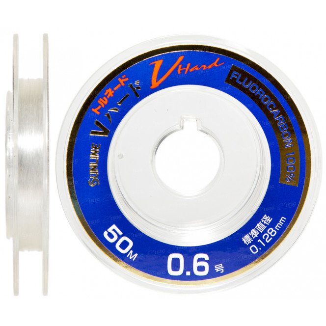 Sunline FC Tornado V Hard HG fluorocarbon of 50 m #0.6 0128 mm 1 kg