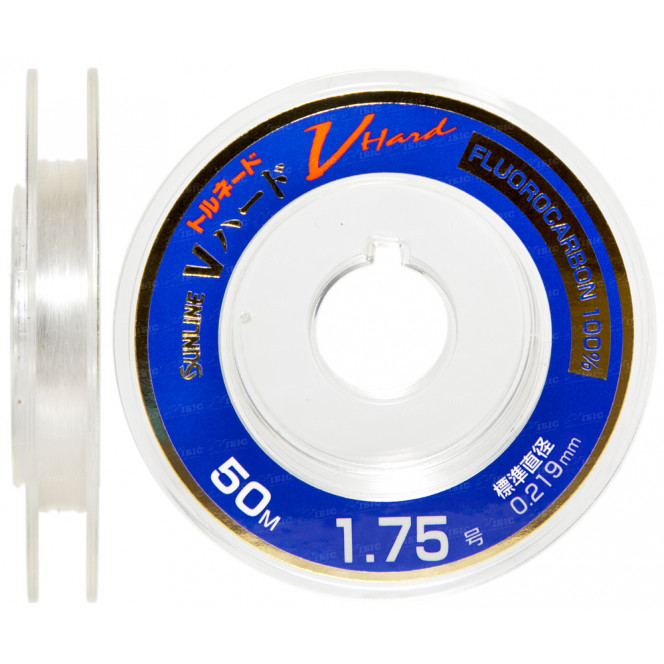 Sunline FC Tornado V Hard HG fluorocarbon of 50 m #1.75 0219 mm 3.5 kg