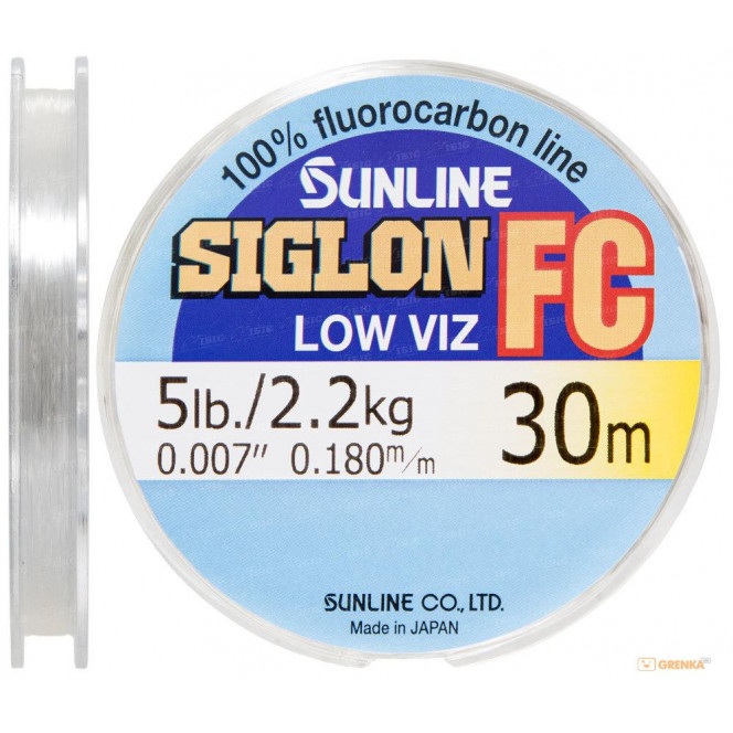 Флюорокарбон Sunline SIG-FC 30м 0180мм 22кг поводковый