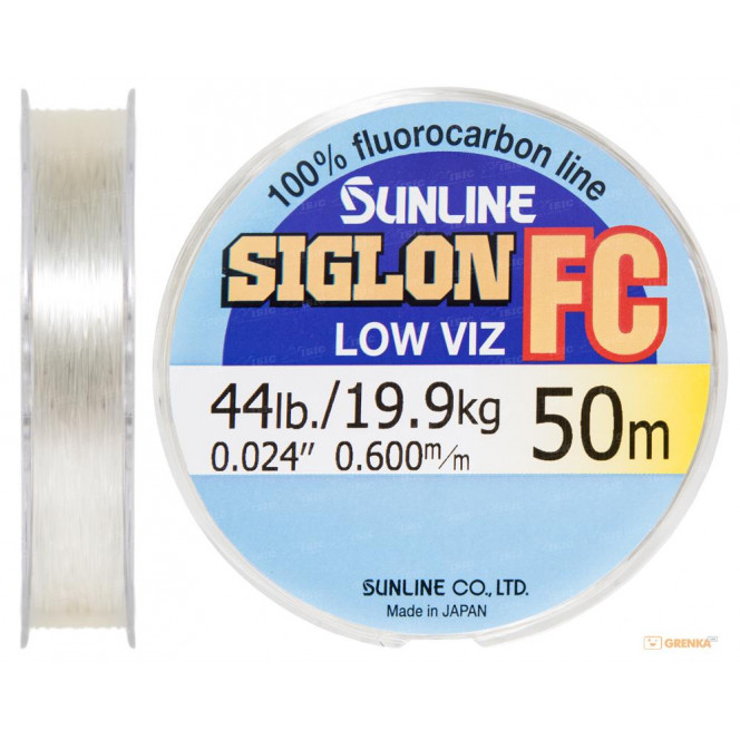 Sunline SIG-FC fluorocarbon of 50 m 0600 mm 199 kg flood