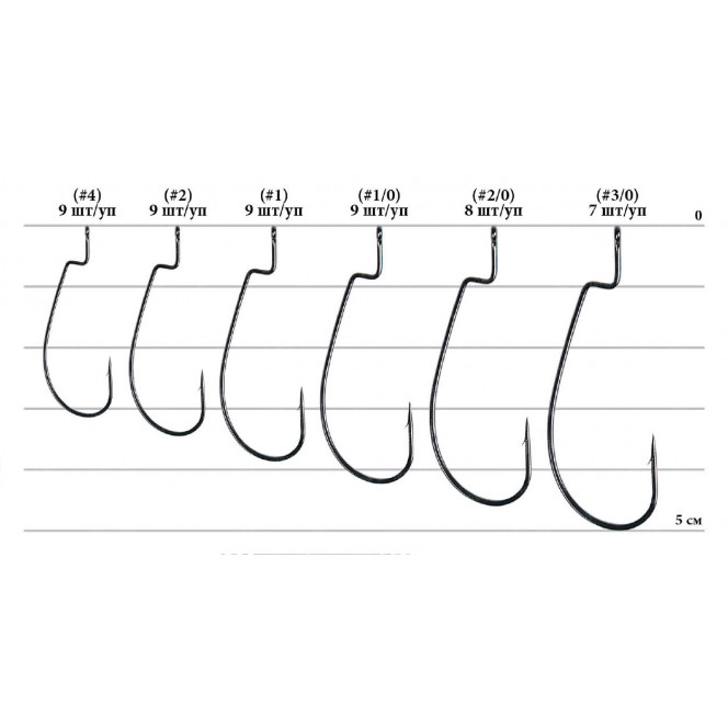 Крючок Decoy Worm 15 Dream Hook 8