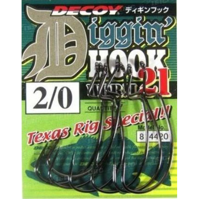 Hook of Decoy Worm 21 Digging Hook 4/0