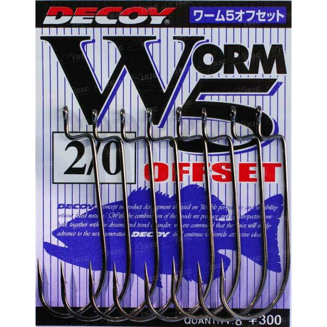 Крючок Decoy Worm 5 Offset 4