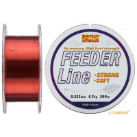 Fishing line of Brain Feeder 300 m 0.223 mm #1.7, 4.3 kg, 9.5 lb, c.: copper (18587003)