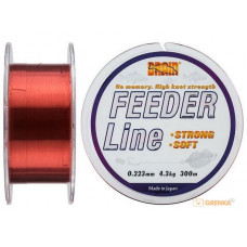 Fishing line of Brain Feeder 300 m 0.223 mm #1.7, 4.3 kg, 9.5 lb, c.: copper (18587003)