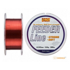 Fishing line of Brain Feeder 300 m 0.243 mm #2.25, 5.0 kg, 11.0 lb, c.: copper (18587004)