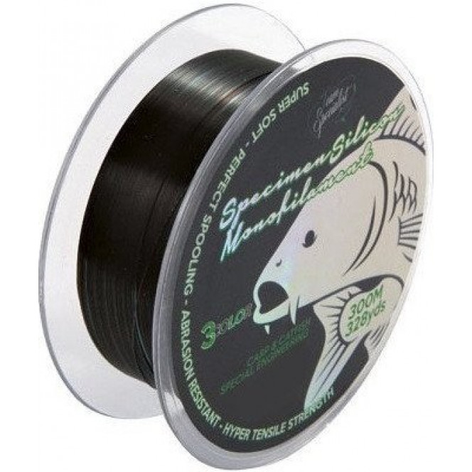 Fishing line of Lineaeffe TS Specimen Silicon Mono of 0.30 mm 600 m of FishTest of 12.7 kg (3 in 1 green-brown-black) (3600630)