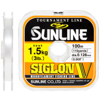 Fishing line of Sunline Siglon V of 100 m #06/0128мм 1.5 kg