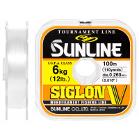 Fishing line of Sunline Siglon V of 100 m #25/026мм 6 kg