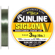 Fishing line of Sunline Siglon V of 150 m #10/0165мм 3 kg