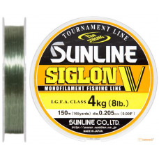 Fishing line of Sunline Siglon V of 150 m #15/0.205мм 4 kg