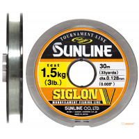 Fishing line of Sunline Siglon V of 30 m #06/0.128мм 1.5 kg