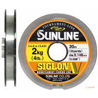 Fishing line of Sunline Siglon V of 30 m #08/0.148мм 2 kg