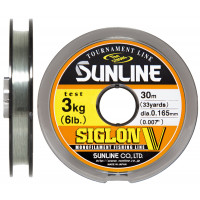 Fishing line of Sunline Siglon V of 30 m #10/0.165мм 3 kg