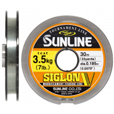 Леска Sunline Siglon V 30м #12/0,185мм 3,5кг