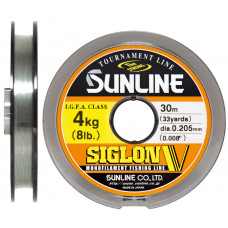 Леска Sunline Siglon V 30м #15/0,205мм 4кг