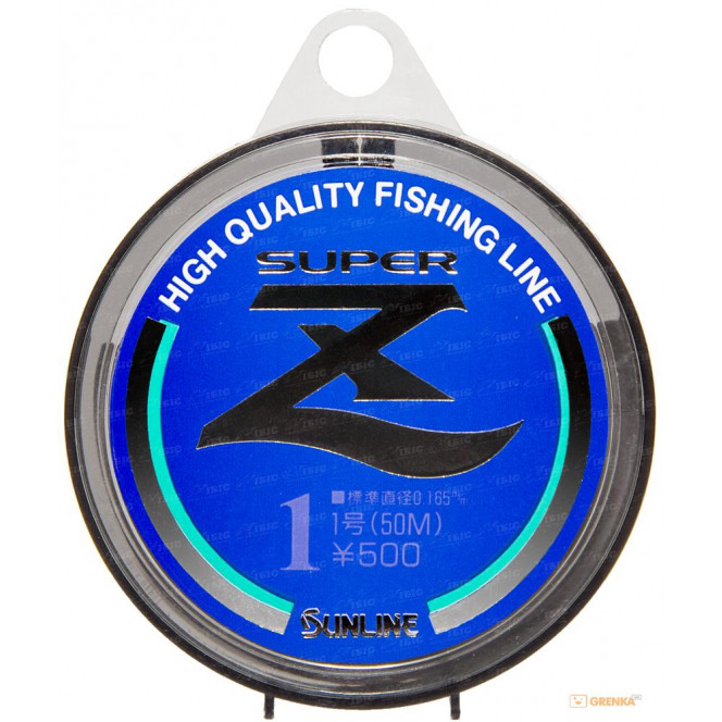 Fishing line of Sunline SUPER Z HG of 50 m #10/0165мм 2.32 kg (1658.00.42)