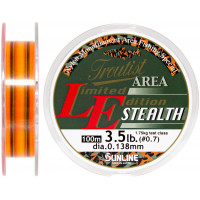 Fishing line of Sunline Troutist Area LE Stealth 100m #07/0138mm 1.75 kg