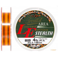 Fishing line of Sunline Troutist Area LE Stealth 100m #08/0.148mm 2 kg