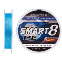 Shnur Favorite Smart PE of 8x 150 m (blue) #0.8/0.153mm 10lb/6.8kg (16931072)