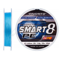 Shnur Favorite Smart PE of 8x 150 m (blue) #2.0/0.242mm 25lb/13.8kg (16931076)