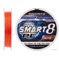 Shnur Favorite Smart PE of 8x 150 m (red-orange) #1.5/0.202mm 17lb/11.4kg (16931084)