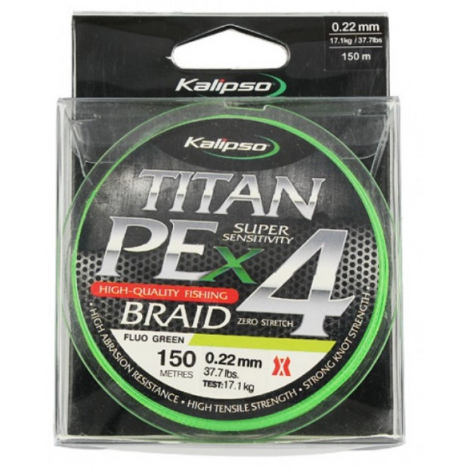 Shnur Kalipso Titan PE X4 FG of 150 m 0.16 mm (4106008)