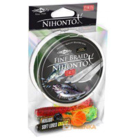 Shnur Mikado Nihonto Fine Braid of 150 m 0.10 mm 7.70 kg of green (Z19G-010)