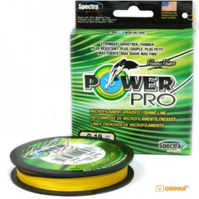 Shnur Power Pro 135m Hi-Vis Yellow 0.28mm 20kg (22669582)