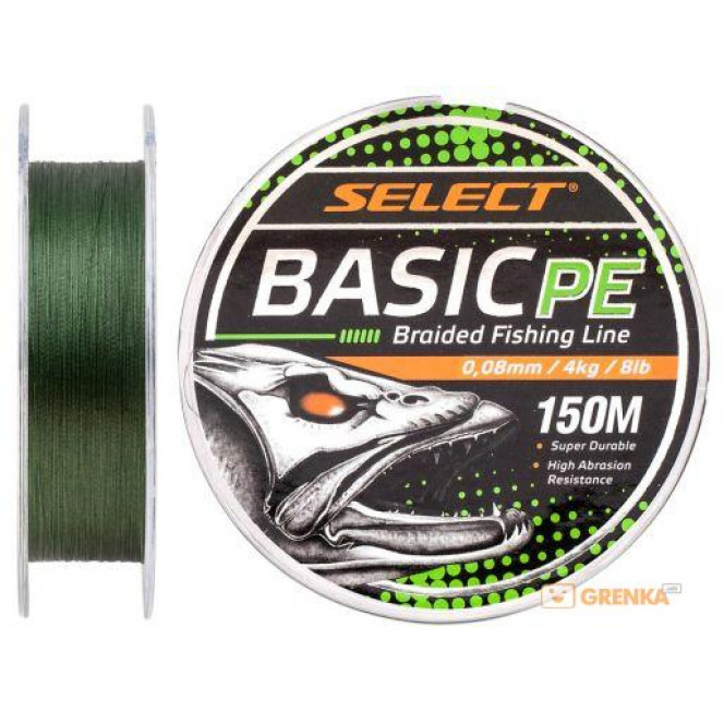 Shnur Select Basic PE 150m (dark green) 0.18mm 22LB/9.9kg (18701825)