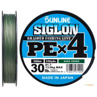 Shnur Sunline Siglon PE h4 300m (temn-zet.) #1.7/0.223mm 30lb/13.0kg (16580949)