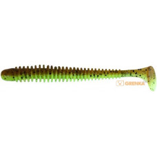 Силикон Keitech Swing Impact 4 401 Green Pumpkin / Chartreuse