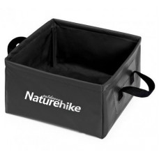 Bucket folding Naturehike Square bucket of 13 l of black (NH19SJ007)