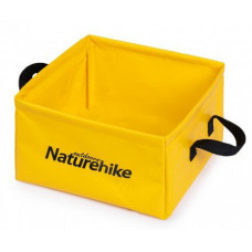 Bucket folding Naturehike Square bucket of 13 l of yellow (NH19SJ007)