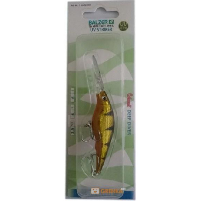 Wobbler of Balzer Colonel UV Striker Deep Diver FL Perch of 6 cm 6gr (13465 005)