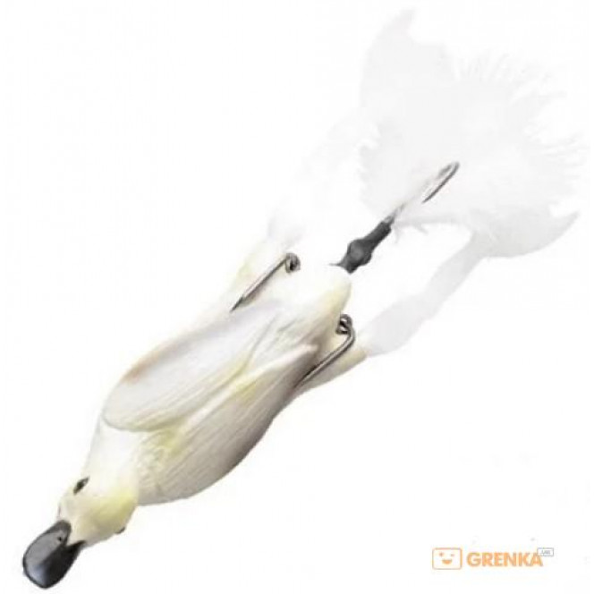 Wobbler of Savage Gear 3D Hollow Duckling weedless L 100mm 40g 04-White (18540865)