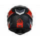 Motorcycle helmet Acerbis Flip FS-606 Grey-Red