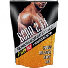 BCAA amino acids, PowerPro, 500 g - orange, 24661
 