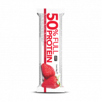 Bar, 50% Full Protein Bar, Qnt, exotic strawberry flavor, 50 g, Z05551-1
 