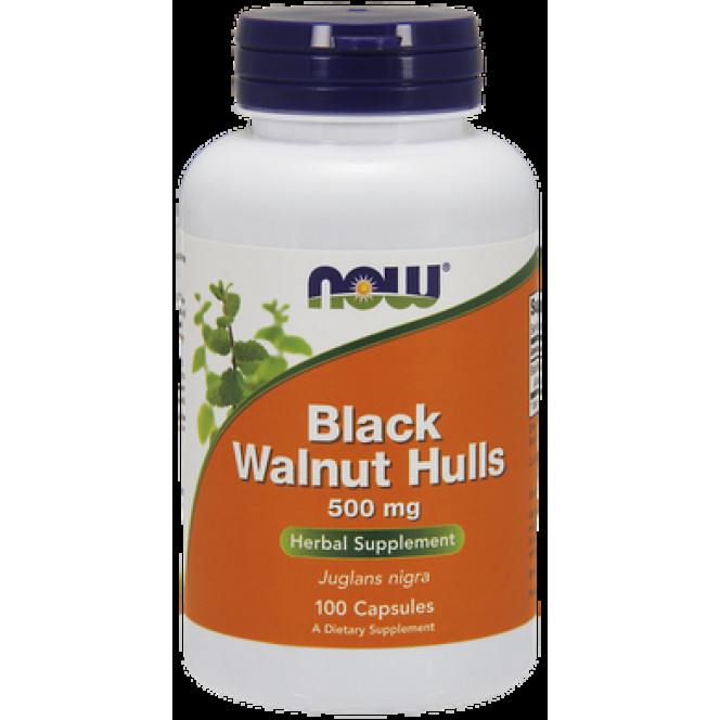 Black Walnut, Now Foods, 500 mg, 100 Capsules, 9358
 