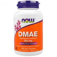 DMAE (Диметиламиноэтанол), Now Foods, 250 мг, 100 капсул, 9329
  