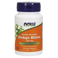 Гинкго Билоба, Ginkgo Biloba, Now Foods, 120 мг, 50 капсул, 13538
  