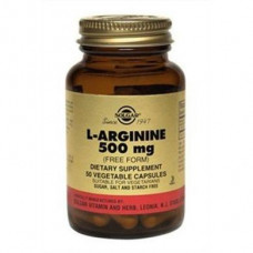 L-Arginine, 500 mg, Solgar, 50 Capsules, 27298
 