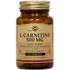 Carnitine (L-Carnitine), Solgar, 500 mg, 30 Tablets, 18726
 