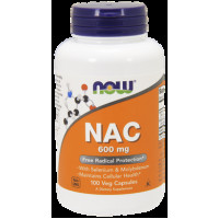 Acetylcysteine, NAC (N-Acetyl Cysteine), Now Foods, 600 mg, 100 Capsules, 02751-1
 