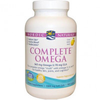 Омега 3 6 9 (лимон), Complete Omega, Nordic Naturals, 1000 мг, 180 капсул, 24495
  