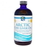 Рыбий жир из печени трески (апельсин), Cod Liver Oil, Nordic Naturals, арктический, 473 мл, 24491
  