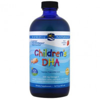 Рыбий жир для детей, Childrens DHA, Nordic Naturals, клубника, жидкий, 473 мл, 24493
  